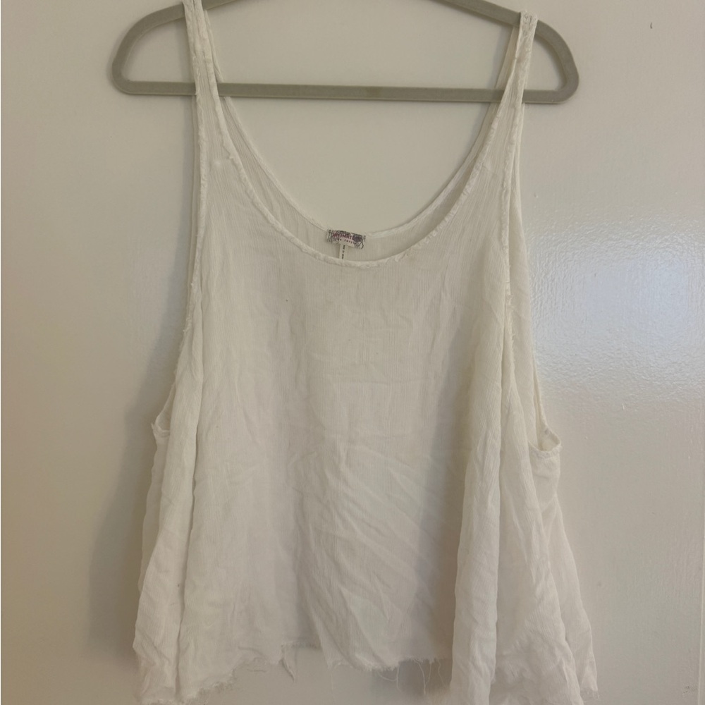 Free People Off-White Tank Top